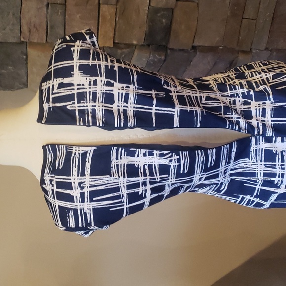 Amazon brand BodyCon blue and white dress size medium - Picture 8 of 11